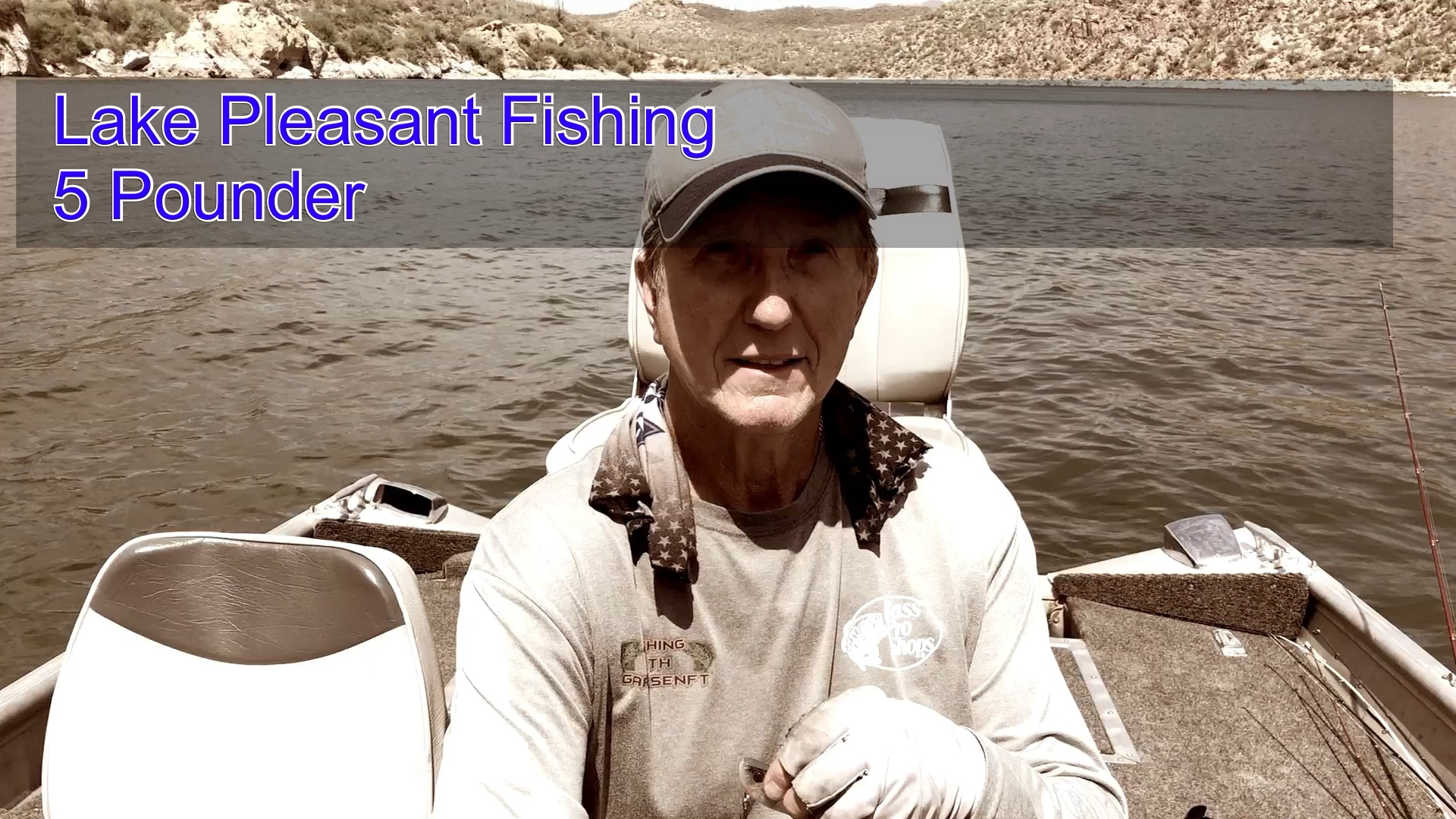 Gary Catches 5 Pounder at Lake Pleasant Gary Senft Fishing Arizona